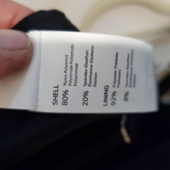 NWT Cupshe Elegant Black Shirring One Piece Swimsuit - Picture 6 of 7